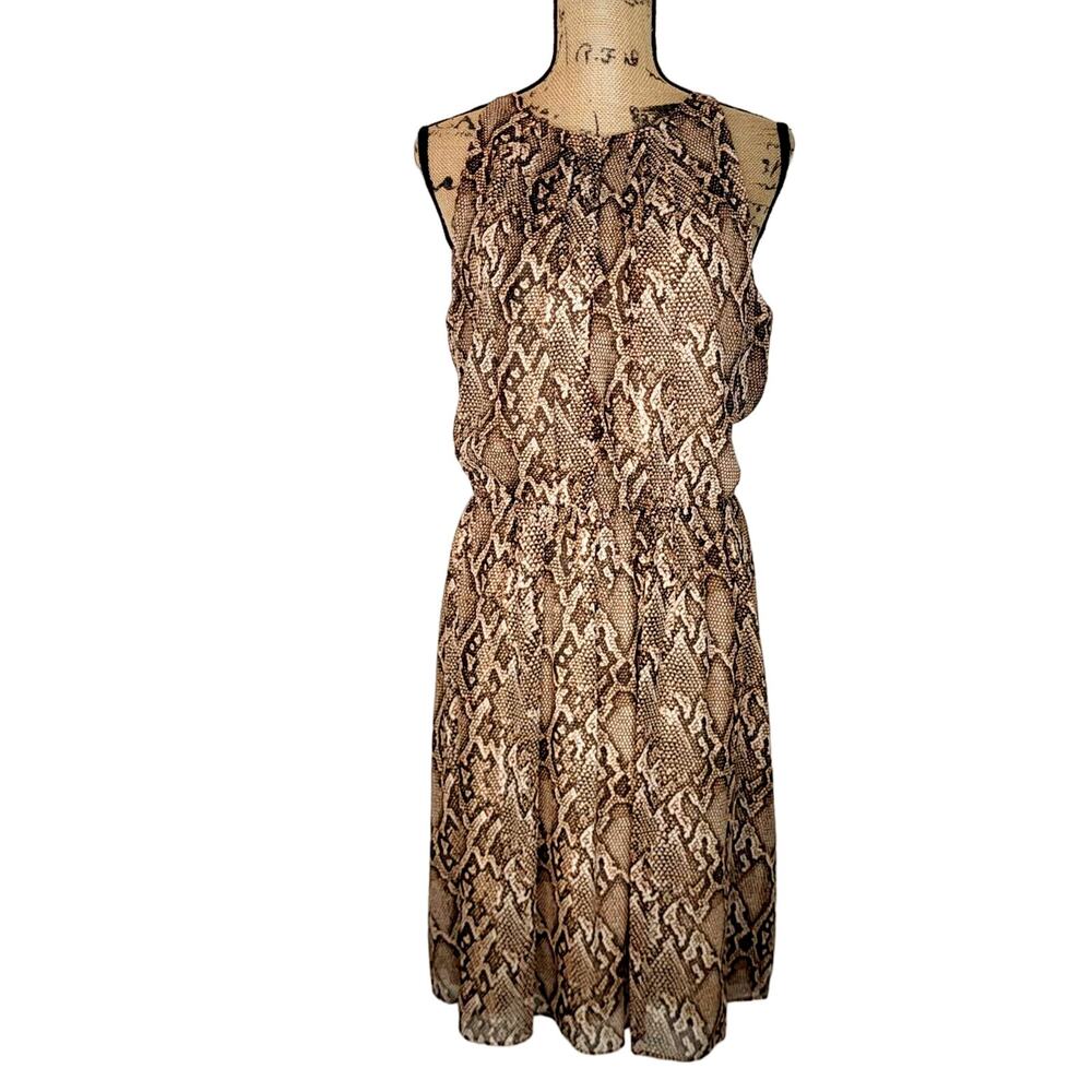Lauren Ralph Lauren Python Print Blouson Georgett… - image 2
